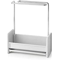 JOYKK Esponja de Cocina Fregadero Fregadero Cepillo de Limpieza Jabonera Bandeja de Drenaje Trapo Estante Colgante
